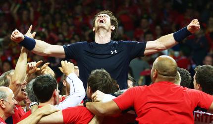 Murray beats Goffin to seal Davis Cup title for Britain