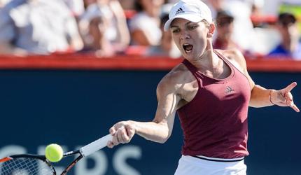 Rogers Cup: Halep beats erratic Keys to win title