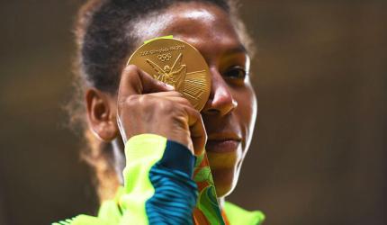 Raised in the favela, racism inspires Brazil's golden girl to greatness