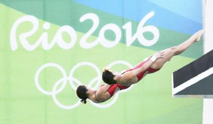 China grab gold in women's 10 metre synchronized diving