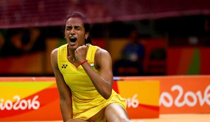 Sindhu shocks world No. 2 Yihan to enter Rio Olympics semis 