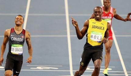 How De Grasse surprised 'lazy' Bolt...