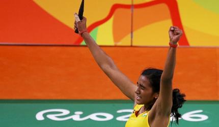 Highlights of Day 13: Sindhu shines; Narsingh ban dampens spirits