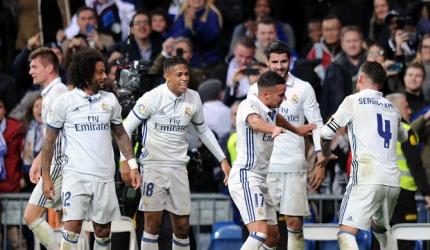 PHOTOS: Real snatch dramatic late win, Barca back on track