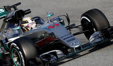 Formula One: Hamilton hails 'fantastic' car as first test ends