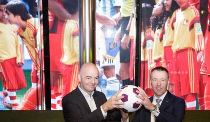 Check out new FIFA boss's first official act