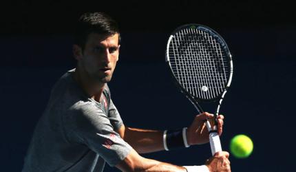 Record-chasing Djokovic ready to rumble in Melbourne heat