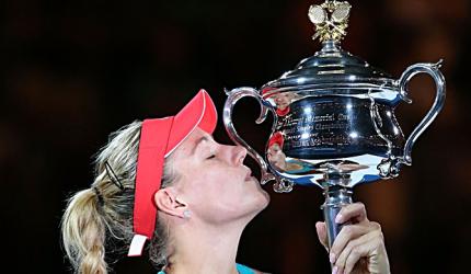 Kerber's dream comes true in Melbourne