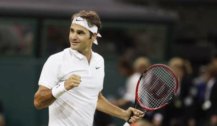 Old guy Federer thanks the luck of the draw at Wimbledon