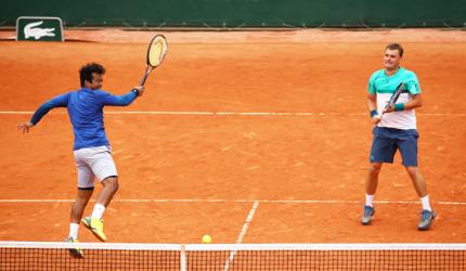 French Open: Paes, Bopanna out of men's doubles