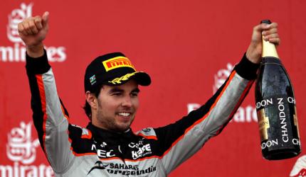 Perez creates F1 history for Force India in Baku
