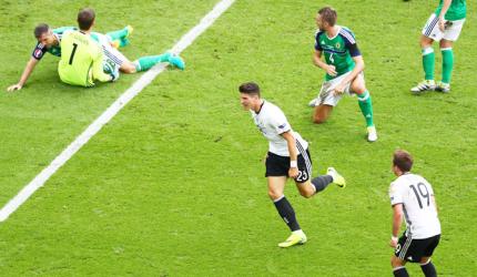 Euro: Germany beat Northern Ireland 1-0 to win group