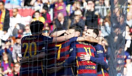 Barca thrash Getafe to record 12th straight La Liga win