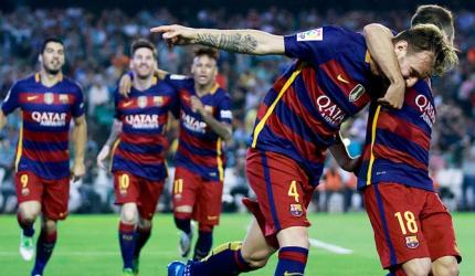 I don't care if we shine as long as we win, says Barca's Rakitic