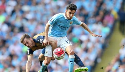 EPL PHOTOS: City CL hopes hit by home draw with Arsenal; Reds win