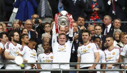 PHOTOS: Sublime Lingard volley sees United win 12th FA Cup title
