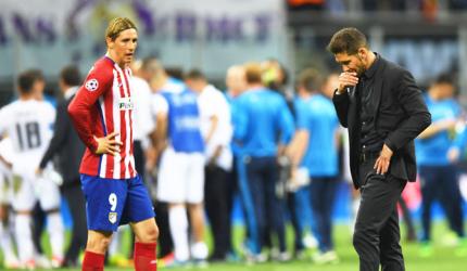 Losing two finals is a failure, says distraught Atletico coach Simeone