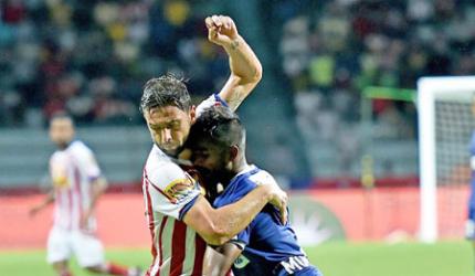 ISL: Chennaiyin hold Atletico Kolkata in thrilling draw