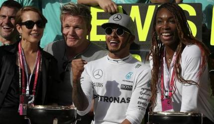 'Mesmerised' Hamilton takes inspiration from Williams sisters