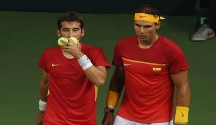 Davis Cup: Nadal/Lopez beat Paes/Myneni as Spain lead 3-0