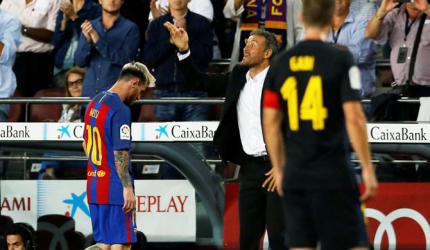 La Liga: Barca held by Atletico after Messi limps off; Real drop points