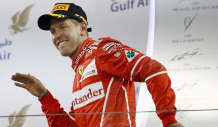 F1: Sebastian Vettel wins Bahrain Grand Prix for Ferrari