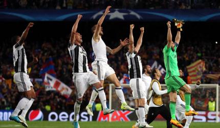 Steely Juventus shut down Barcelona to enter semis