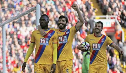 EPL: Palace striker Benteke's double beats old club Liverpool