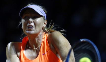 Sharapova marks comeback from doping ban with win over Vinci