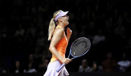 Sharapova cruises into Stuttgart semis