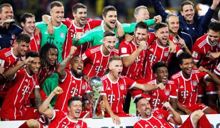 Football Briefs: Bayern win German Super Cup