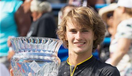 Tennis: Zverev youngest to claim four titles in a year; Keys wins