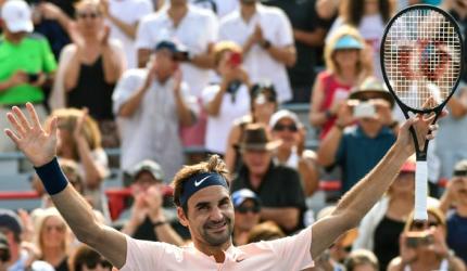 Federer cruises to semis; Wozniacki upsets World No 1 Pliskova