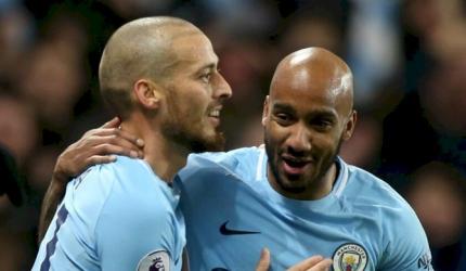 EPL: Late Silva goal extends City's winning run to 13 games