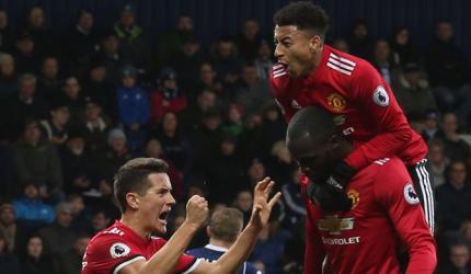 EPL: United edge past West Brom; Liverpool hammer Bournemouth