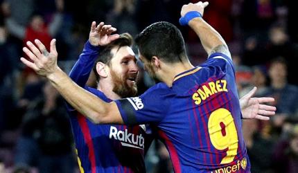 PHOTOS: Barca extend La Liga lead; Hertha stun Leipzig