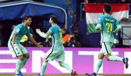 King's Cup: Barca take edge over Atletico after late drama