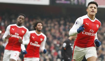 EPL: Sanchez double lifts Arsenal gloom, United make it sweet 16