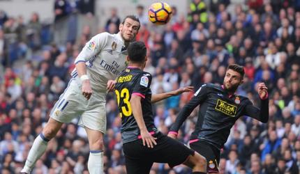 La Liga: Bale scores as Real tighten grip; Gameiro hits five-minute hat-trick