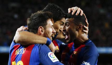 PHOTOS: Messi fires Barca to victory, Southampton stun Liverpool