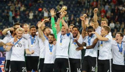 Germany survive Chile onslaught to win Confederations Cup