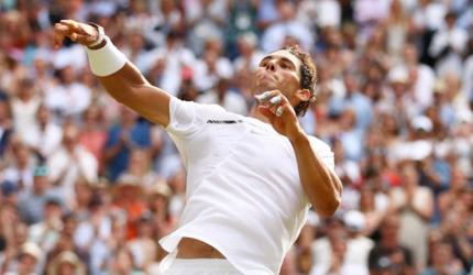 Nadal scorches into Wimbledon second week