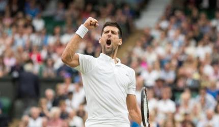 Djokovic eases past Mannarino into Wimbledon last eight