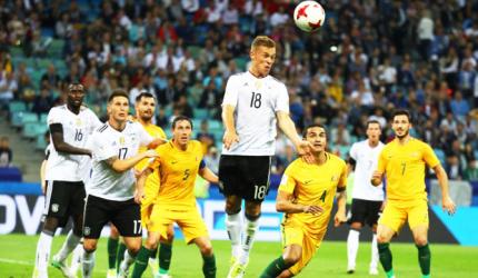 Confederations Cup: Young Germany made to sweat in 3-2 win over Aus