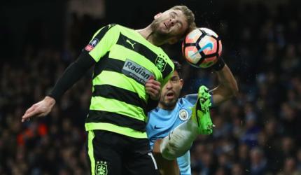 FA Cup: Aguero at the double as Man City ease into quarters