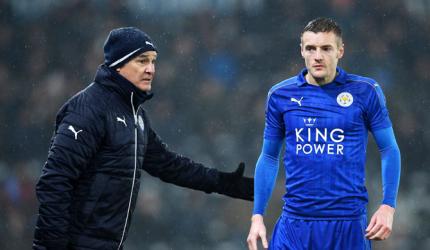 Leicester's Vardy got death threats over Ranieri sacking