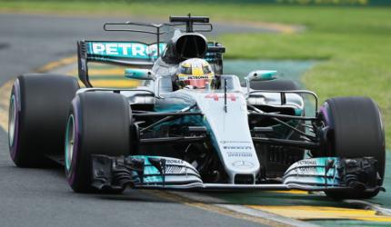 F1 GP: Hamilton breaks record as he takes pole in Australia