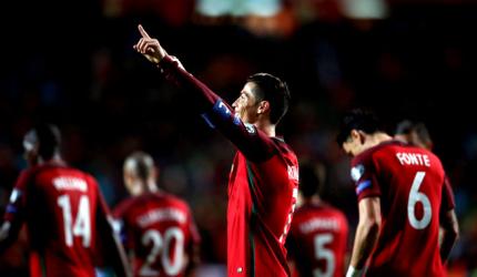 PHOTOS: Ronaldo takes Portugal tally to 70, Bulgaria shock Dutch