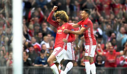 United cling on against Celta in tense match to reach Europa final