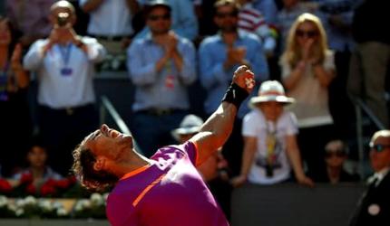 Nadal ends Djokovic hoodoo to reach another Madrid final